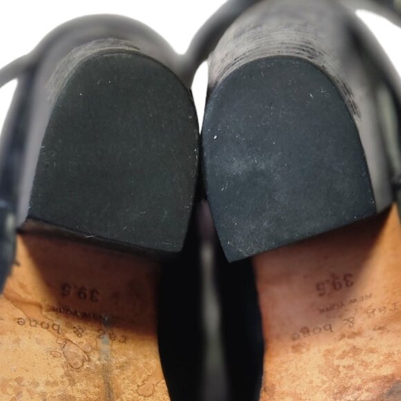 Rag & Bone Harrow black booties size 39.5 - Picture 6 of 13